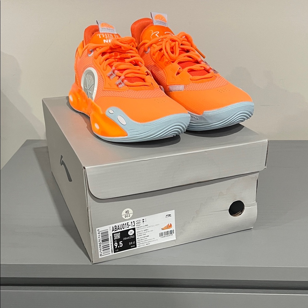 Way of Wade All City 11 Bright Orange Athletic Sneakers